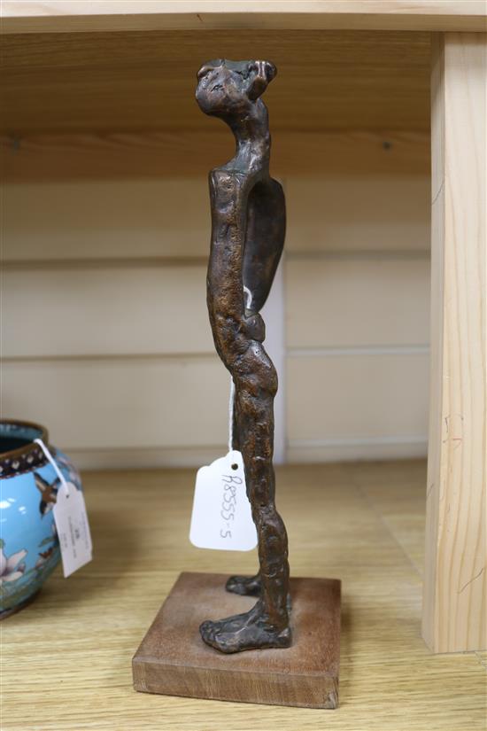 Daphne Hardy Henrion. A bronze sculpture height 31cm